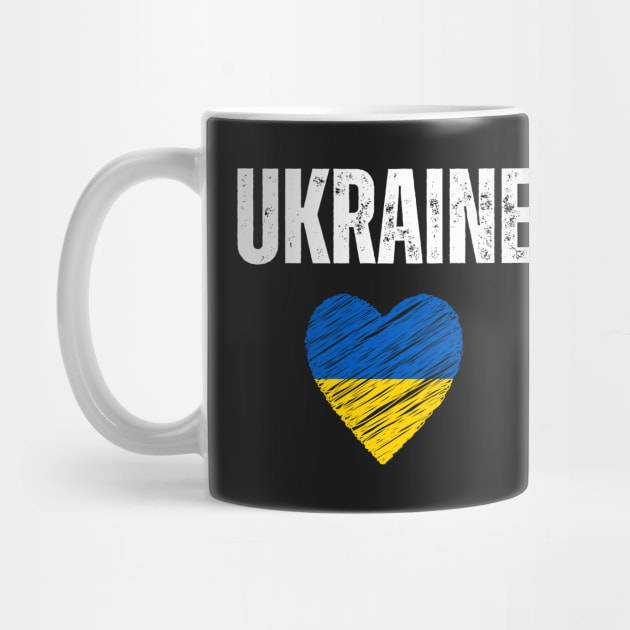 Ukraine flag, Ukraine heart by eka123